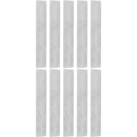 10 pièces accessoires de pompe rectangulaire en fonte de plaque de soupape de compresseur d'air pour cylindre de 51mm (1/4)