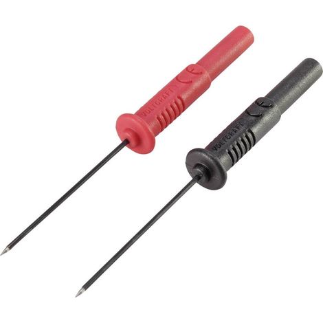 VOLTCRAFT MSS-102 Kit sonde isolate VC-8015055 Presa 4mm CAT II 300 V Nero, Rosso 1 KIT