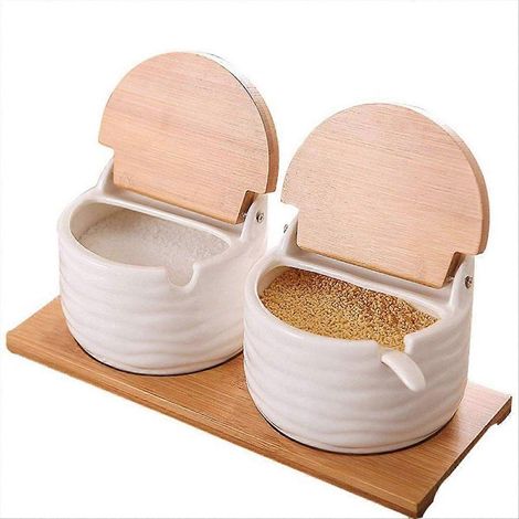 Boîte à épices, ensemble de bocaux à épices pour la cuisine, boîte à épices, bocaux de rangement (1/5)