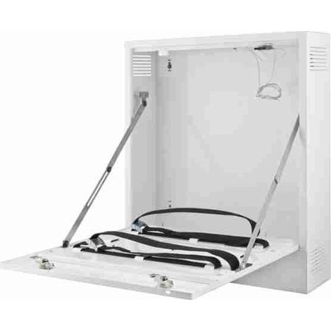 Box metallico per DVR/NVR. Due serrature con chiavi. Protezione tamper contro l’apertura e la rimozione dal muro