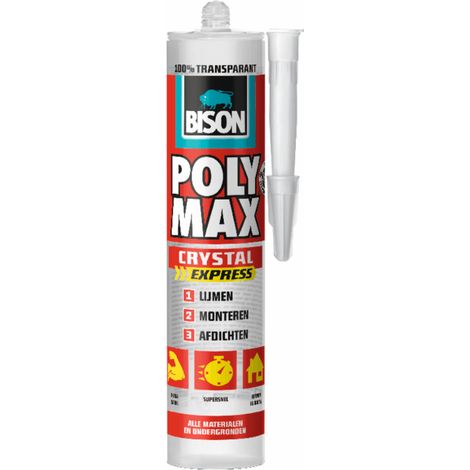 Bison Poly Max® Crystal Express Koker 300 g