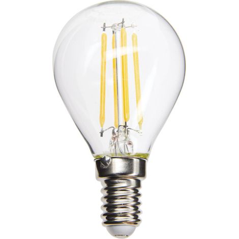 Ampoule à filament LED P45, culot E14, 4W cons. (40W eq.), lumière blanc chaud (1/4)