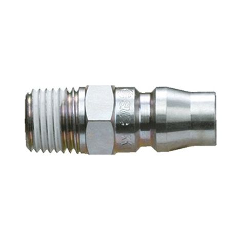Embout de coupleur SMC, Raccord monotouche vers Mâle 1/8 in Female 10mm 1/8pouces Airflow en Acier inoxydable ( Prix pour Sachet de 5 )