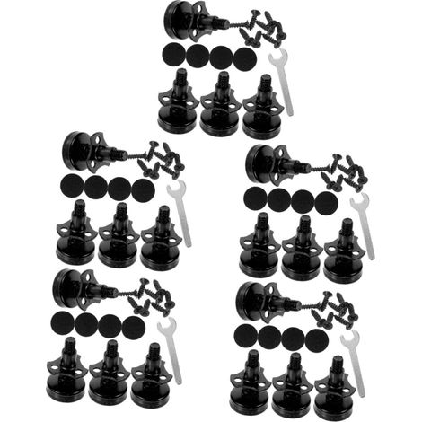 Kit de 5 vis de réglage pour meubles NUOBESTY série 5 avec patins en f (1/5)