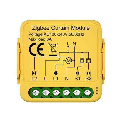 Module rideau intelligent Tuya WiFi, interrupteur persienne, commande volet roulant motorisé, contrôle appli, compatible Google Assistant (1/5)