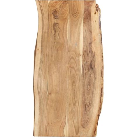 Dessus de table Bois d'acacia massif 118x(50-60)x2,5 cm