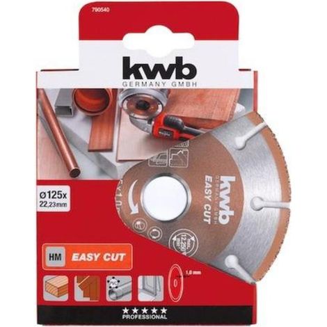 Disco Easy-Cut Universal Carbide Ø125 mm x 1 mm KWB