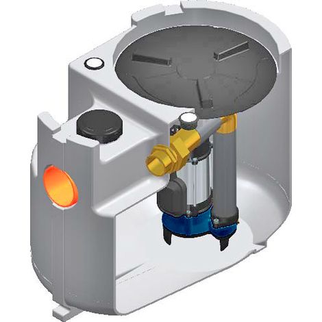 SPERONI DRAINBOX 100 - SVS600 stazione Raccolta 100 LT FOGNA ACQUE NERE