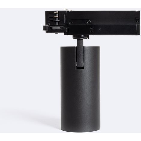 Spot LED Fasano Anti-éblouissement 30W CCT Sélectionnable pour Rail Triphasé Dimmable Noir (2700K - 3200K - 4000K) Sélectionnable (1/4)