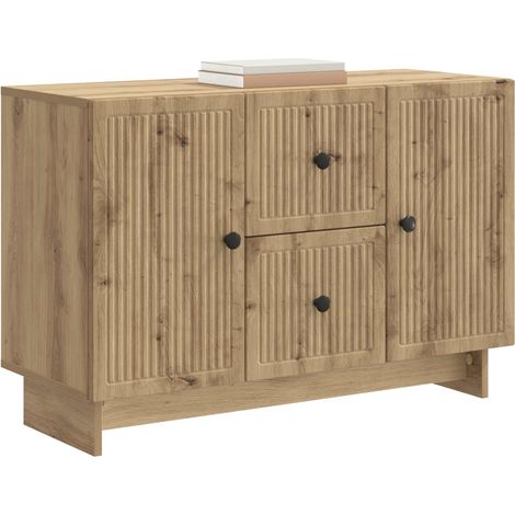 Maison Exclusive - Credenza con cassetto Rovere Artigianale 89 x 34,5 x 60 cm