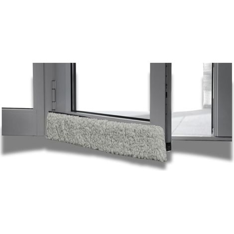 Boudin de porte en laine vierge Gris 100 cm (1/5)