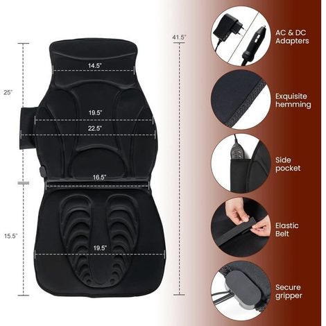 Siège de Massage - CELLUSTOP - Masseatsu SM-105 - Shiatsu - Chaleur - Portable (1/5)