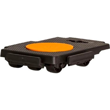 BASE SPOSTA MOBILI 8 RUOTE IN PLASTICA CM 14X10,5X2,5
