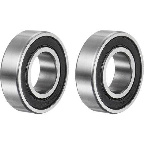 2pcs 6004-2RS Deep Grain Ball Bearing 20 x 42 x 12 mm IDxODxH (1/5)