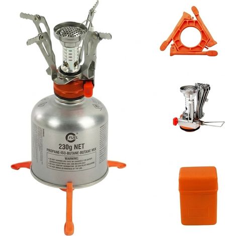 TRAILGAZ PLUS Réchaud randonnée gaz pliable 3000 W avec support (1/5)
