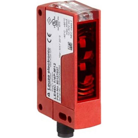 Leuze Electronic Fotocellula a riflessione a tasteggio HT46CI/4P-M12 50127061 Soppressione luce di sfondo, Commutazione (1/2)