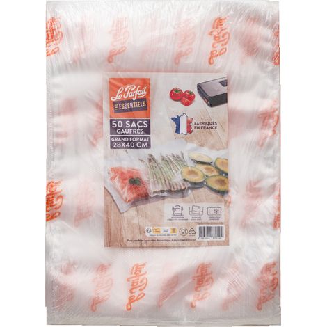 LE PARFAIT - Lot 50 sacs conservation sous-vide gaufrés 28x40 Le Parfait