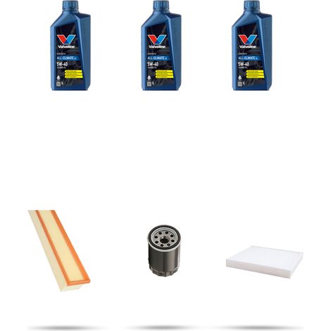 Kit tagliando 3 FILTRI e 3L OLIO compatibile con Lancia Ypsilon 1.4 57kw dal 2006 al 2011 (1/5)