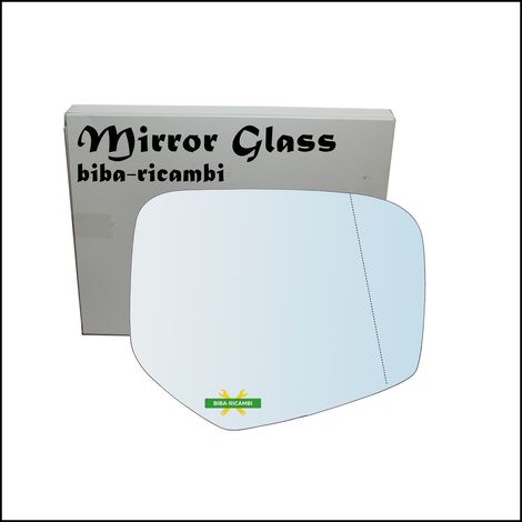 Vetro specchio asferico lato dx per mitsubishi pajero sport iii (ks) 2008