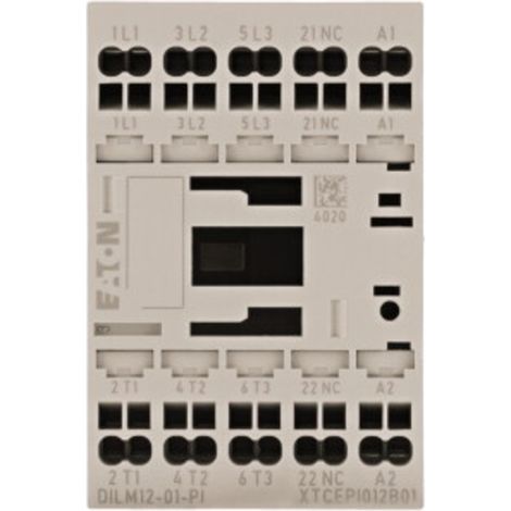 Eaton DILM12-01(24VDC)-PI Leistungsschütz 3 Schließer 5.5 kW 12 A 1 St. (1/3)