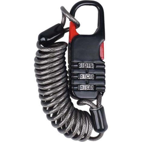 Robustes, korrosionsbeständiges Vorhängeschloss für Motorradhelme, kompatibel mit Rollern (1/5)