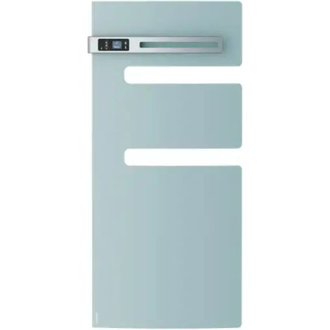 Radiateur sèche-serviettes connecté Serenis mât gauche 1500W Vert d'eau ATLANTIC 850593 (1/3)