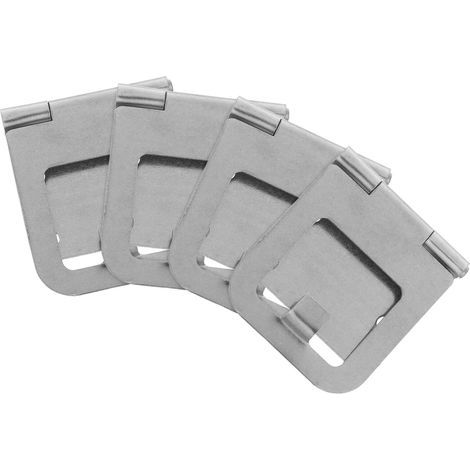 4 Pieces Steel Mosquito Balcony Compact Sliding Windows Pieces Silver (1/5)