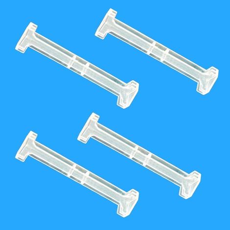 4 pezzi di coperture di finitura per tende verticali - persiane decorative per tende verticali ad angolo retto (1/2)