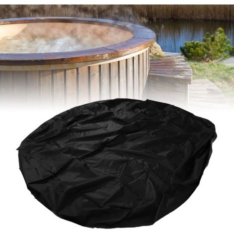 Housse de Chauffage de Terrasse, Tissu 210D Imperméable à l'eau et à la Poussière avec Fermeture éclair pour Jardin (3) (1/5)