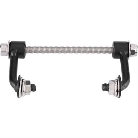 Kit de rehausse de réservoir, fer aluminium noir argent Installation facile Essence pour usage quotidien Remplacement Sportster XL 883 1200 48 72 1995 et plus (1/4)