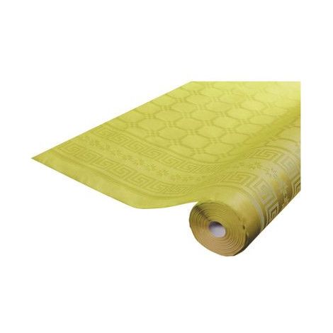 Nappe damassée - SMIFFY'S - Rouleau 1,20 x 25 m - Vert anis - Bâche (1/3)