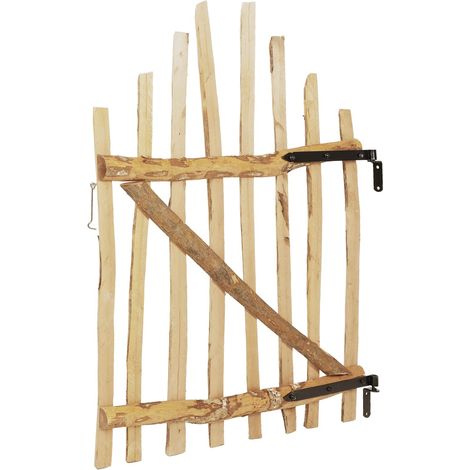 Puerta de cerca arqueada 100 x 120 cm vidaXL