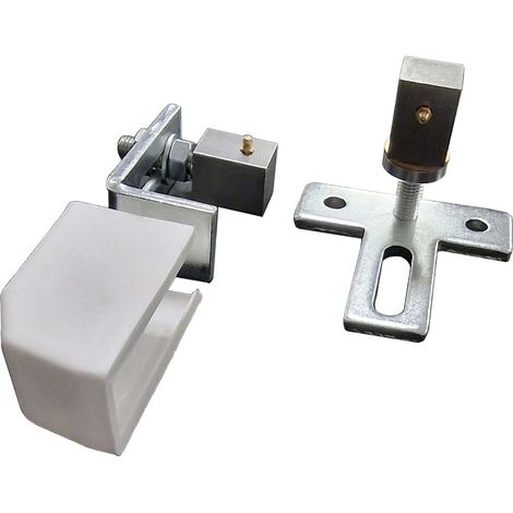 xPivote de puerta de acero atornillable KLOSE besser Pour Tube de 35x35 mm carré Acier 30 x 30 mm