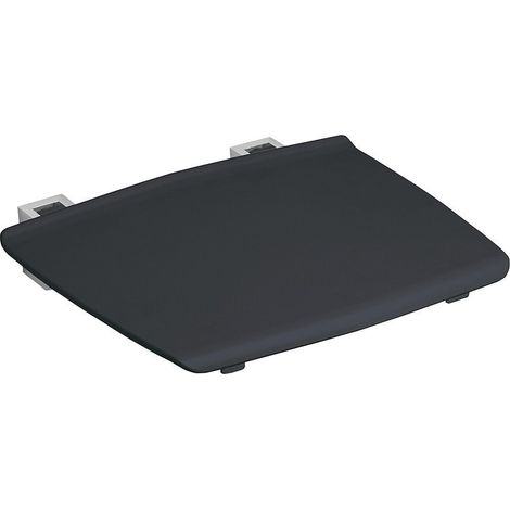 Gelco Accessoires - Siège de douche pliant 325x325 mm, gris foncé GS120G (1/4)