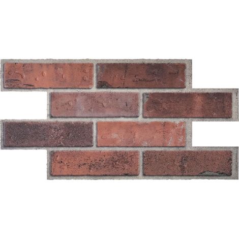 Selbstklebende Wandfliesen x2 XL, 54,61x27,94cm - Smart Tiles Brik Porto Klebefliesen 3D Fliesenaufkleber für Bad & Küche (1/5)