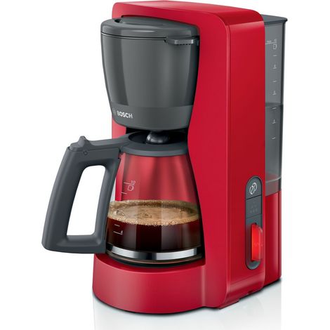 Bosch KAFFEEMASCHINE 10/15TA.  1200W (TKA3M134        ROT)