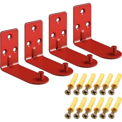 Support de Pared pour Extintor 20 LB Gancho Metálico Resistente (1/5)