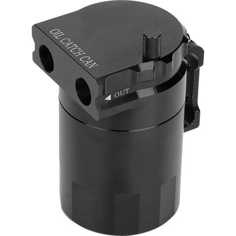 Kit de récupération d'huile universel, réservoir de 300 ml, moteur, noir poli, en alliage d'aluminium à chicanes (1/5)