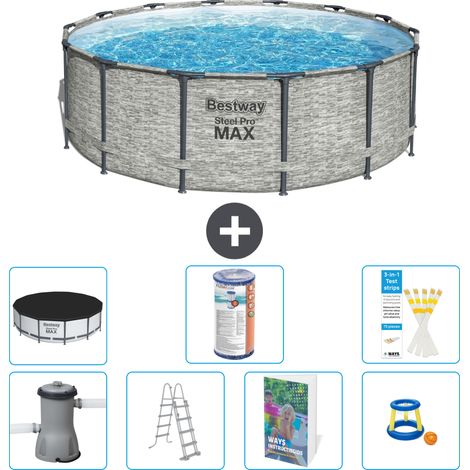Bestway Steel Pro MAX Rund - 427x122 cm - 8-teilig  S541