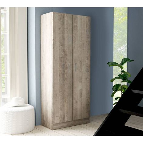 KIT ARMADIO 2 ANTE 71X51,5XH181 CM ROVERE PL.