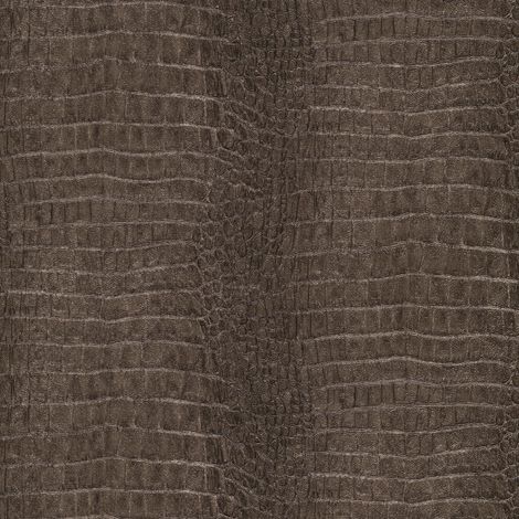 Brown Animal Print Textured Wallpaper Crocodile Effect Paste The Wall