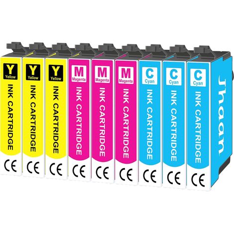 Cartouches d'encre Compatible pour Cartouche Encre Epson XP 2200, Lot de 9 (1/5)
