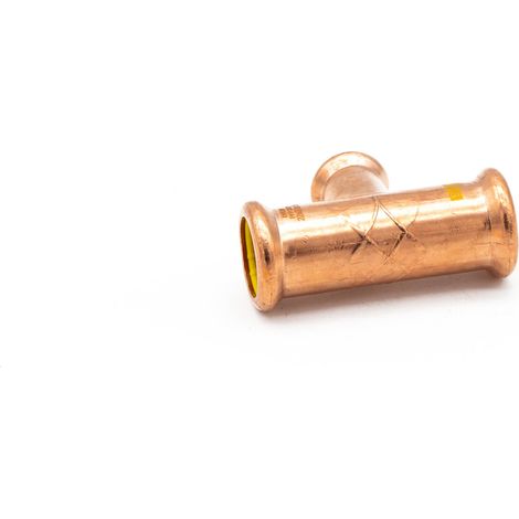 PrimaPress Copper Gas 22x22x15mm Branch Tee Fitting (1/2)