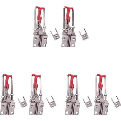 6x Attaches à Bascule à Verrouillage Automatique et Boulon en U, Capacité de 2 000 Lb (1/5)