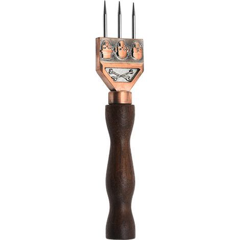 Stainless steel ice pick, Japanese-style ice hammer, ice sculpting tool with solid wood handle for kitchen, bar and restaurant - AquaForge (1/5)