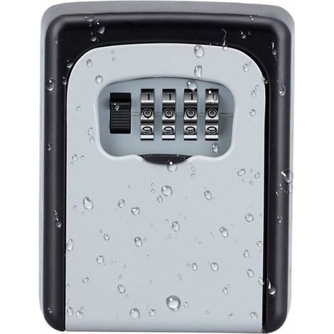 Wall-mounted key box, combination lock box for house keys, key storage box for the office, real estate agents, Airbnb businesses, etc. (1/5)