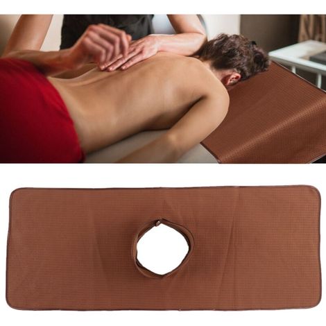 Wiederverwendbares professionelles Massagehandtuch, 35 x 90 cm, Dunkelbraun, für Spa- und Schönheitsbehandlungen
