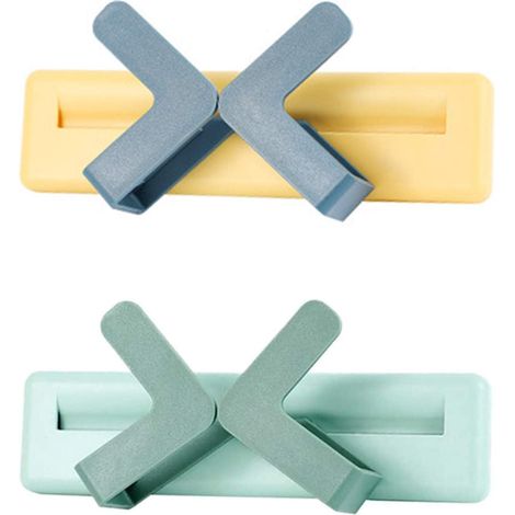 Ensemble de rangement pour casseroles (2 pièces) : manique, support mural pour couvercles, idéal pour les ustensiles de cuisine et les poêles. (1/5)