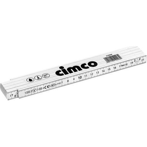 Cimco Gliedermaßstab 2m, Kunststoff 210008 (1/2)