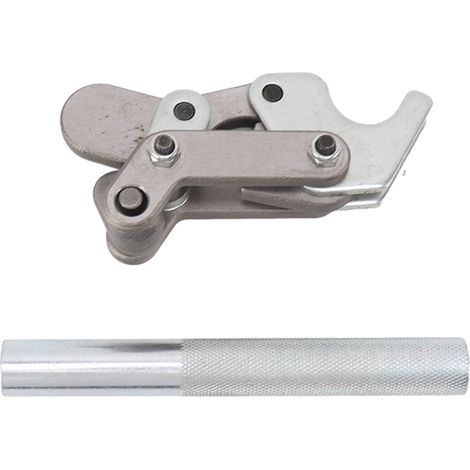 Étau de serrage robuste en acier haute teneur en carbone pour portes, machines et automobiles (1/5)